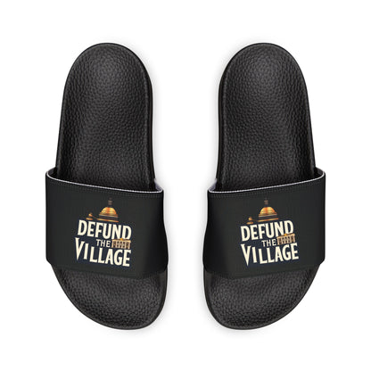 Defund The Village - Men's PU Slide Sandals