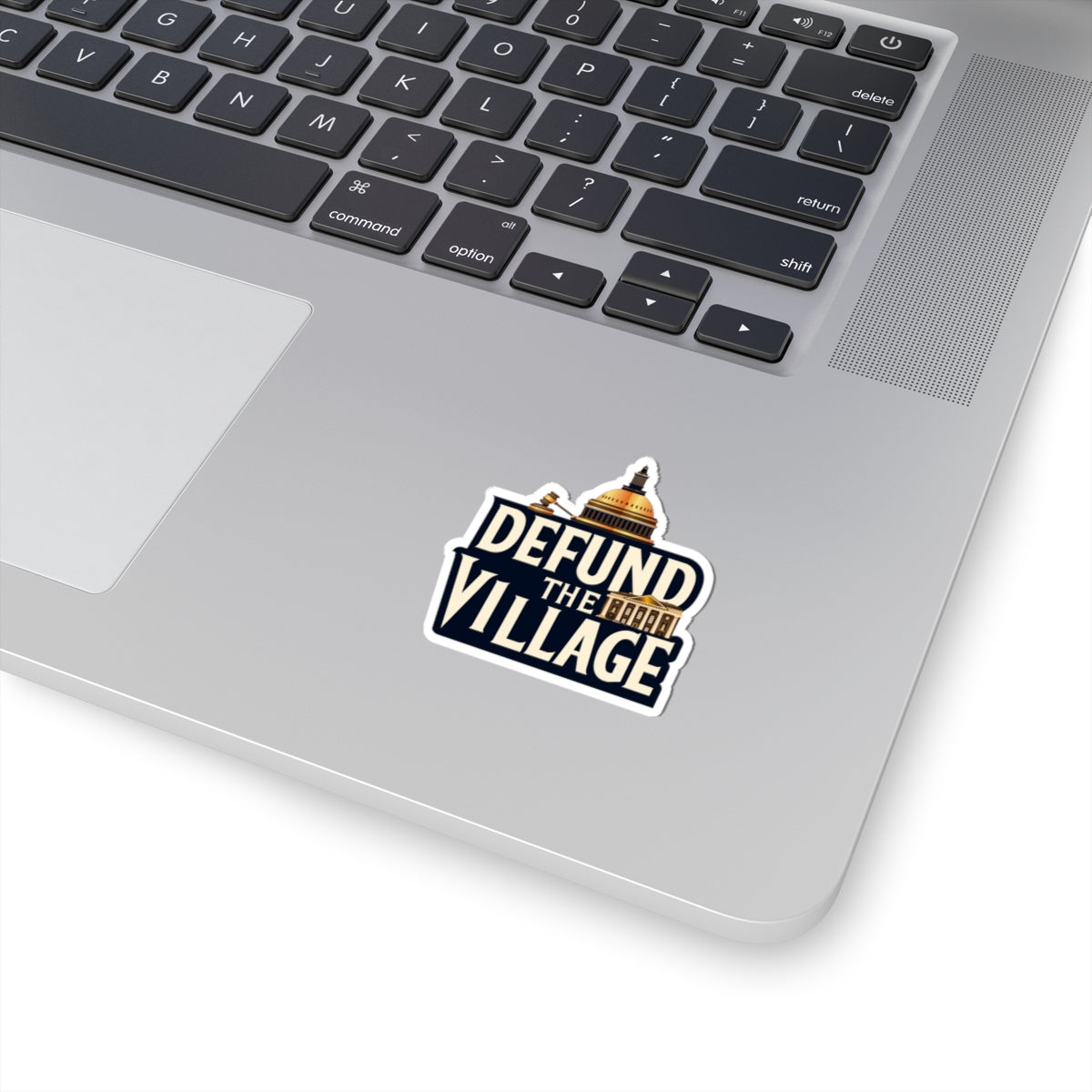 Defund The Village - Transparent Cut Stickers